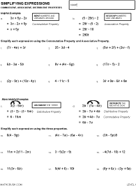 Preview of math art worksheet, Simplifying Expressions - Level 1