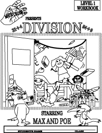 Front cover to Basic Division Book - Level 1
