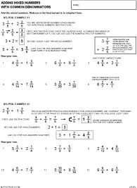 Preview of math worksheet, Adding Mixed Numbers with Common Denominators - Level 1