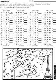 Picture of Dragon Art Adding Worksheet