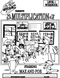 Front cover to Basic Multiplication Book - Level 1