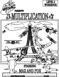 Front cover to Multiplication Book - Level 2
