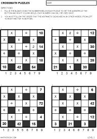 Crossmath Puzzle